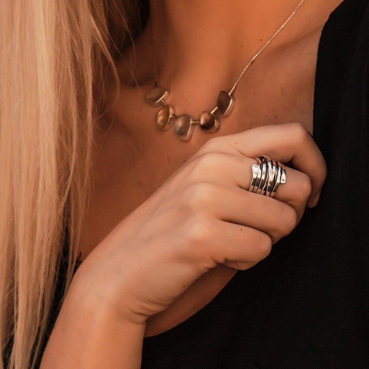 Elegantni Vintage Srebrni Prsten