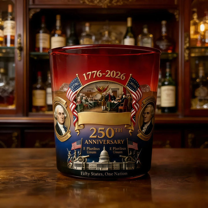 250th Anniversary Whiskey Decanter & Glass Set