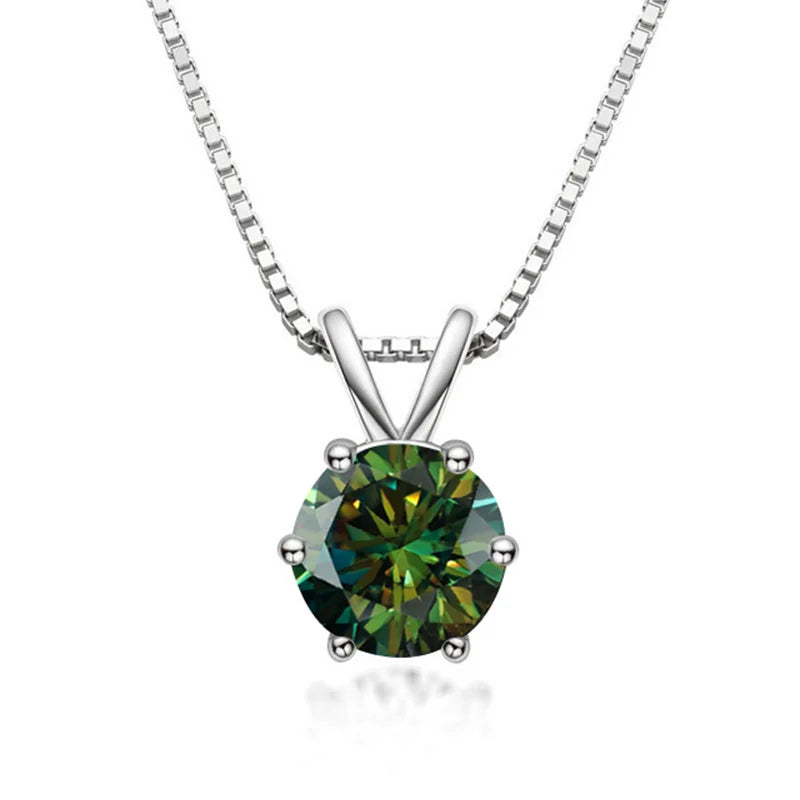 Elegantna Solitaire Ogrlica s Moisanitom