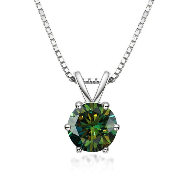 Elegantna Solitaire Ogrlica s Moisanitom