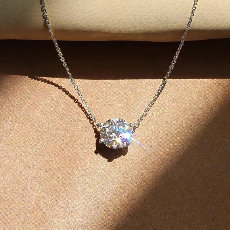 Elegantni Solitaire Ogrlica s Kristalom
