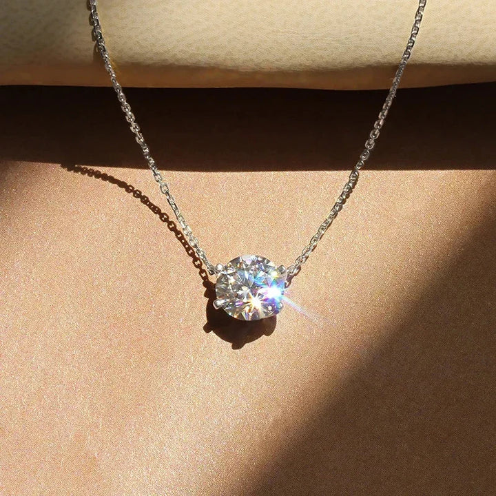 Elegantni Solitaire Ogrlica s Kristalom