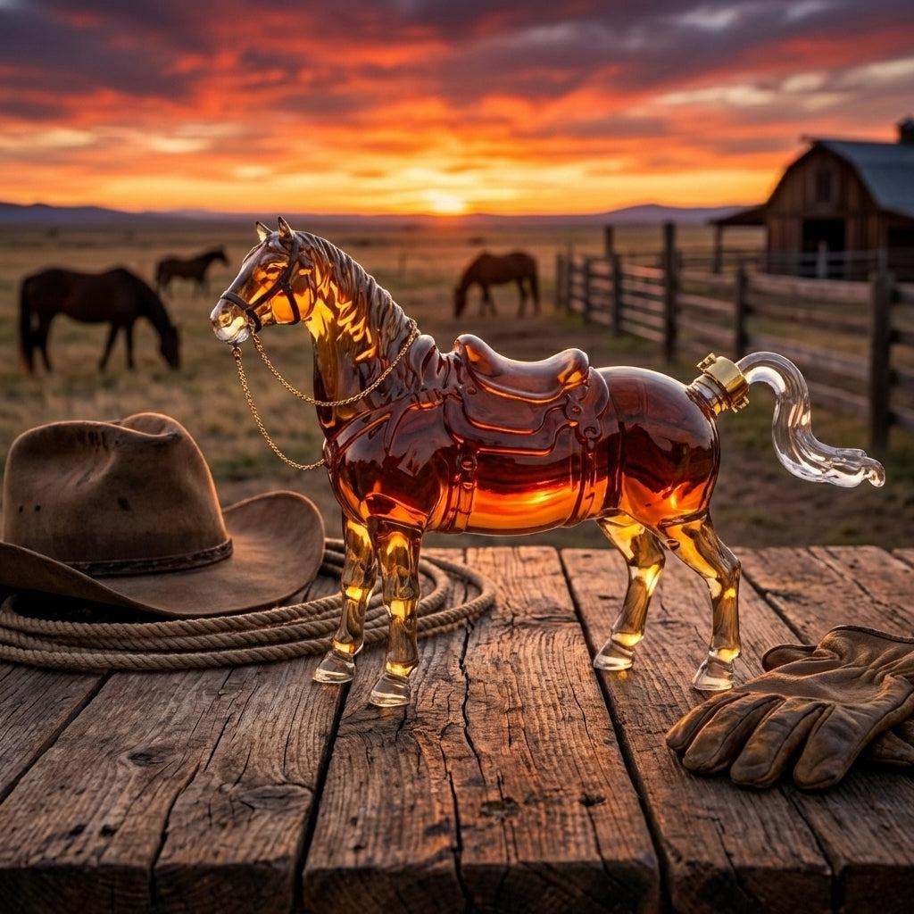 Whiskey Decanter - Horse Edition