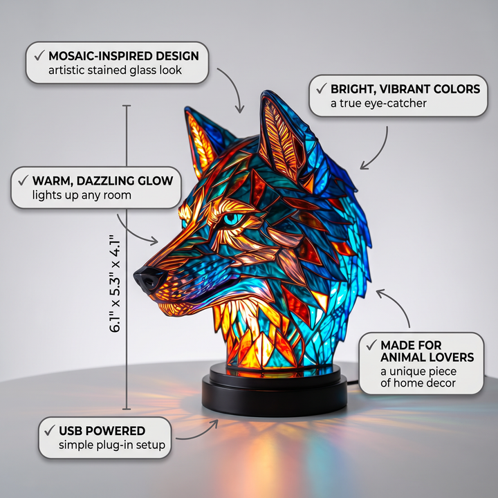 Bo Enchanting Wolf-Shaped
