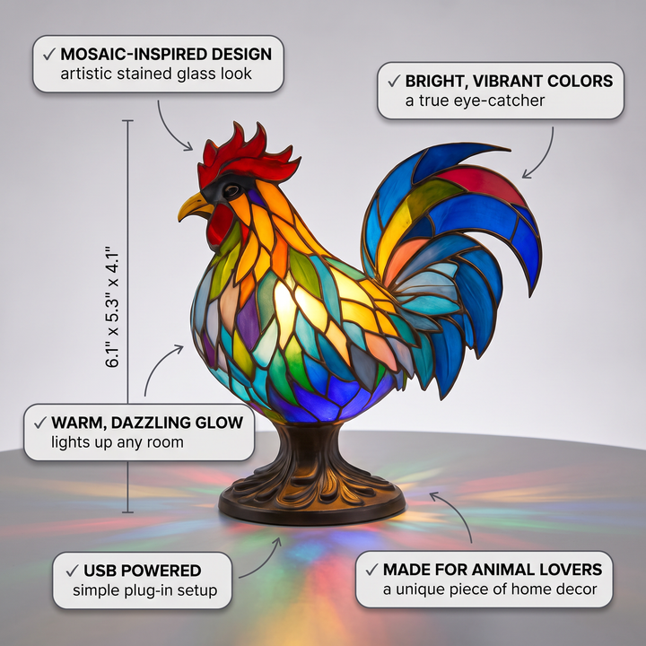 Ollie Vibrant Rooster