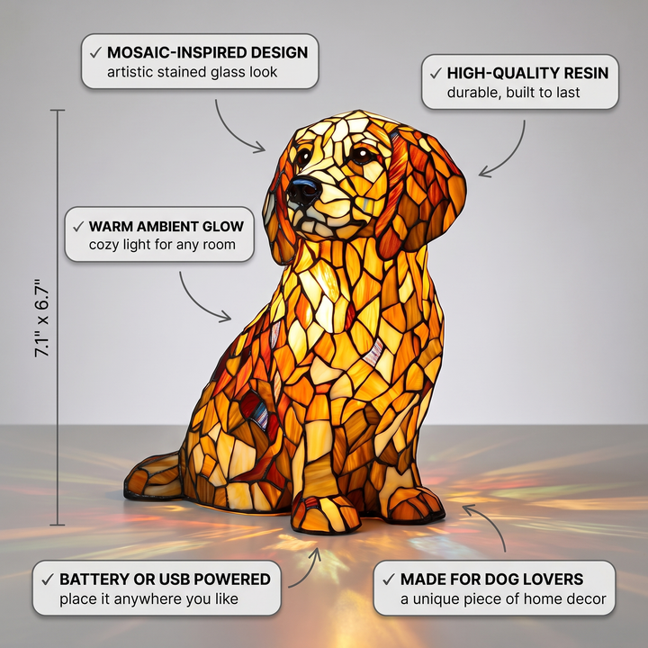 Lily the Spiritual Golden Retriever Figurine