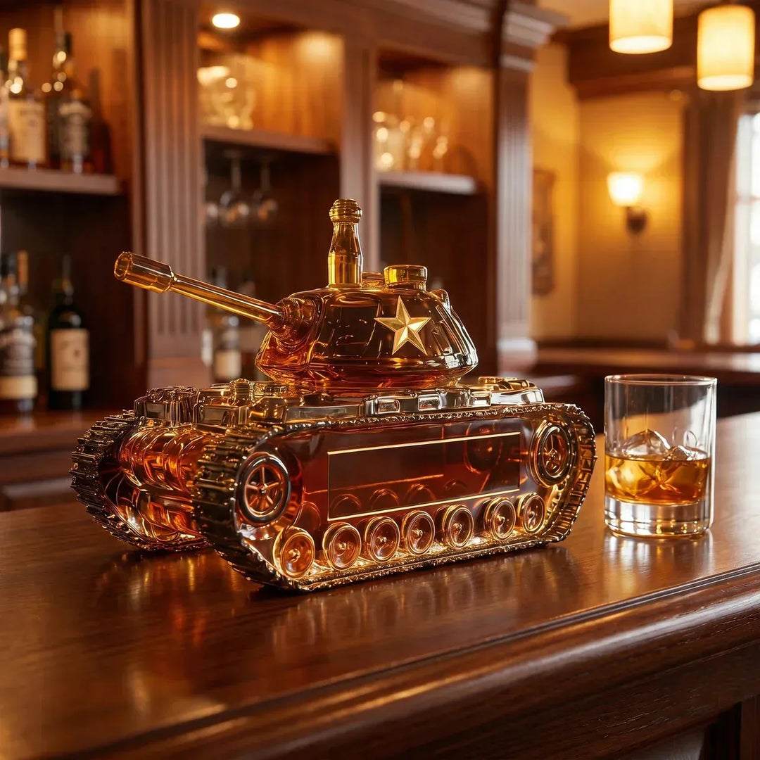 Whiskey Decanter - Tank Edition