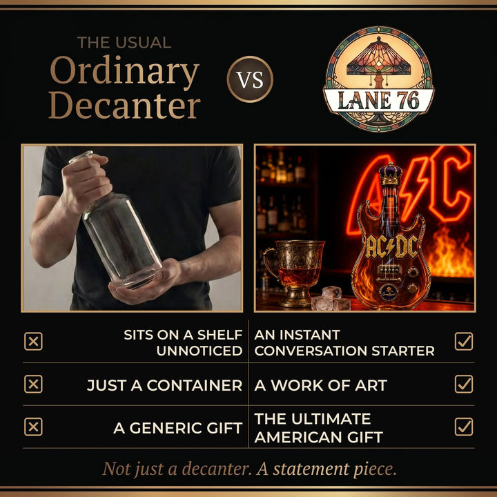 Whiskey Decanter - AC/DC Guitar Edition