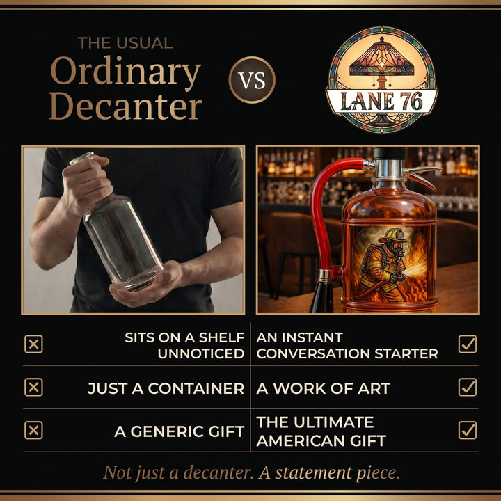 Whiskey Decanter - Fire Extinguisher Edition