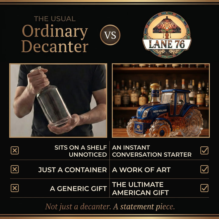 Whiskey Decanter - New Holland T7