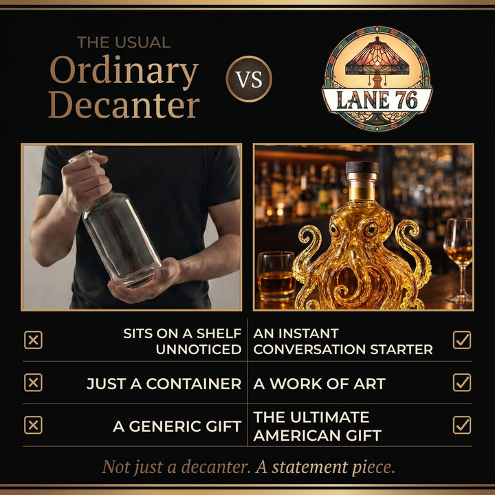 Whiskey Decanter - Octopus Edition