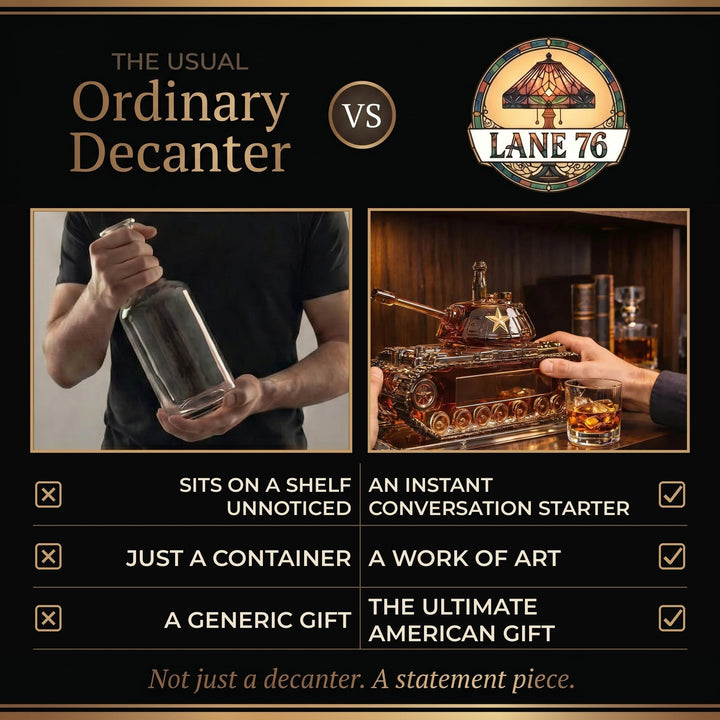 Whiskey Decanter - Tank Edition