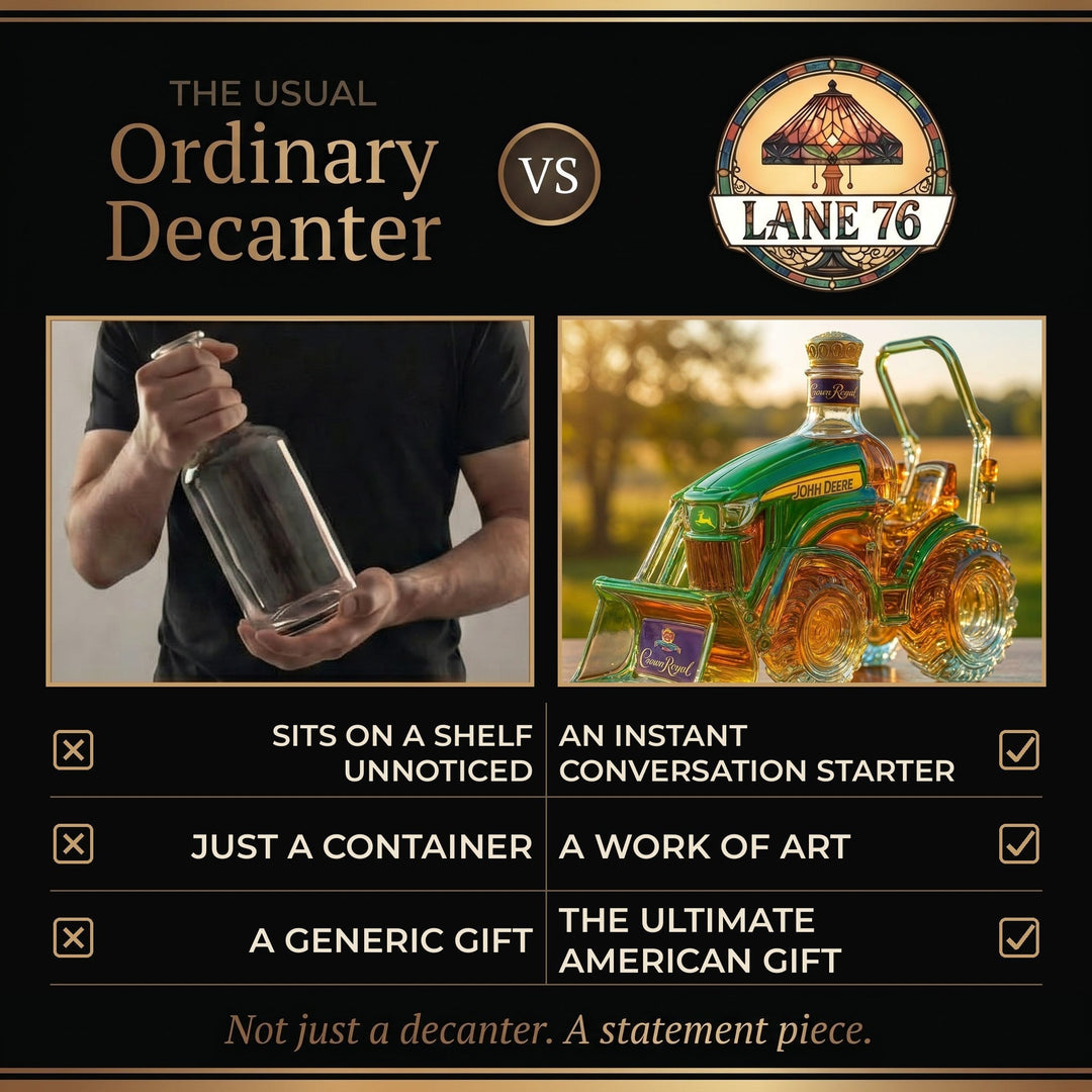 Whiskey Decanter - Tractor Edition