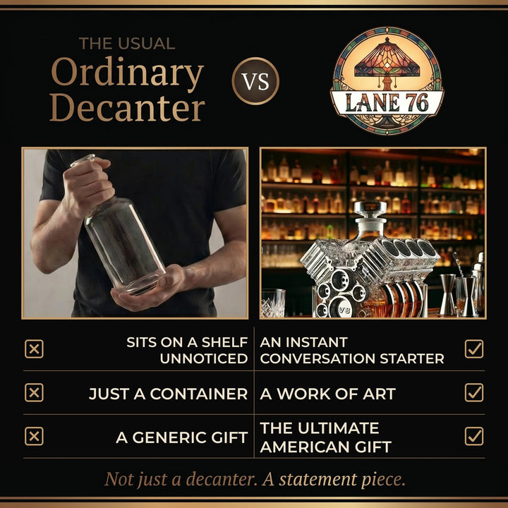 Whiskey Decanter - V8 Engine Edition