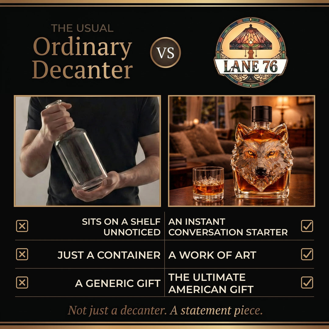 Whiskey Decanter - Wolf Edition